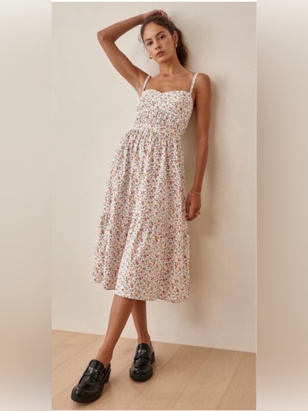 Reformation Lauretta Dress in Ronan Floral